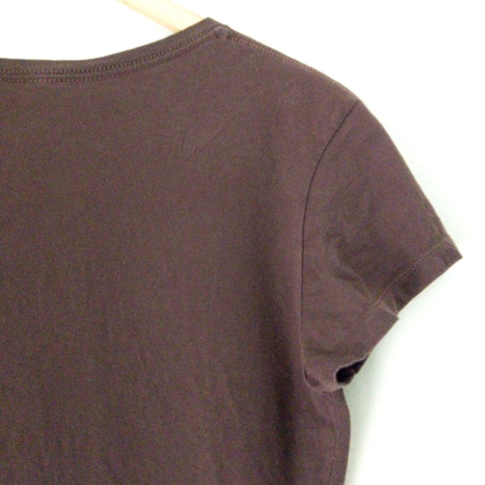 Wrangler Classic Blues T-Shirt Women's XL Brown Leopard Ombre Glitter Western - Picture 7 of 8